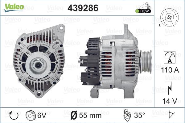 Valeo 439286 - Alternatore autozon.pro