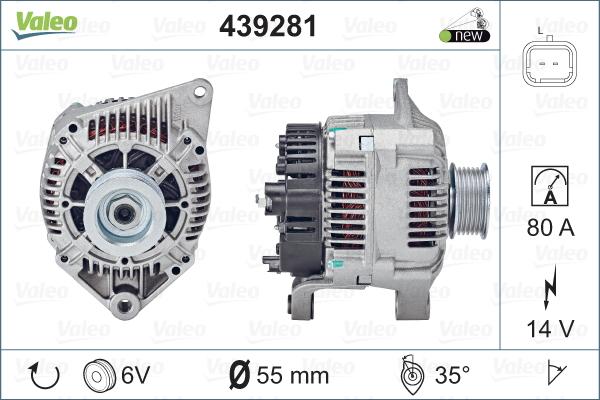 Valeo 439281 - Alternatore autozon.pro