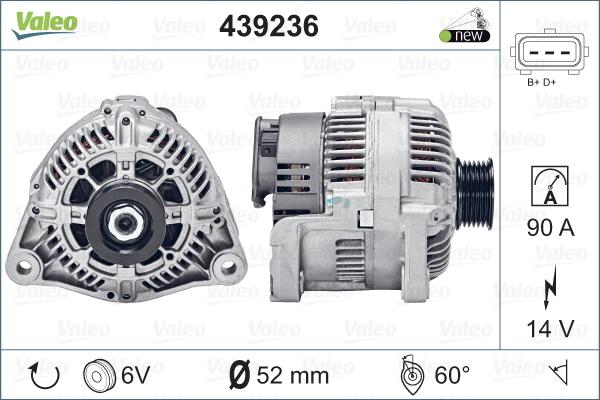 Valeo 439236 - Alternatore autozon.pro