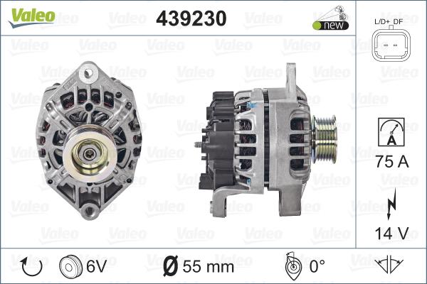 Valeo 439230 - Alternatore autozon.pro