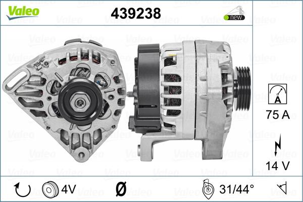 Valeo 439238 - Alternatore autozon.pro