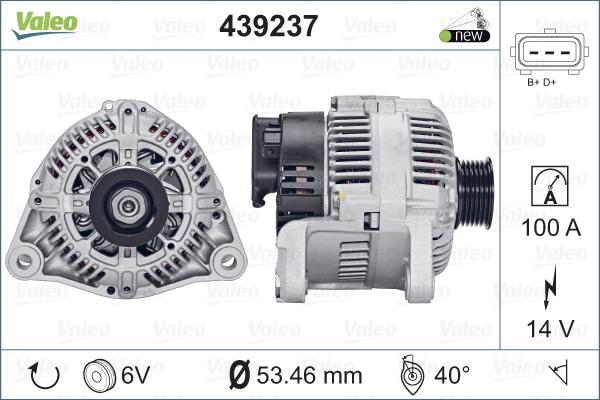 Valeo 439237 - Alternatore autozon.pro