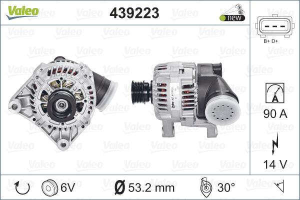 Valeo 439223 - Alternatore autozon.pro