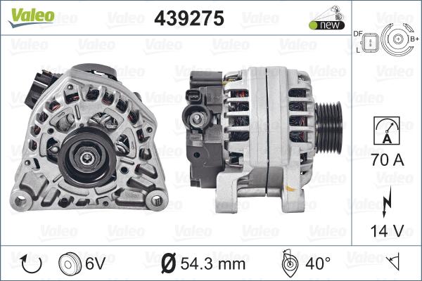 Valeo 439275 - Alternatore autozon.pro