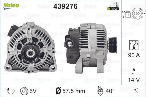 Valeo 439276 - Alternatore autozon.pro