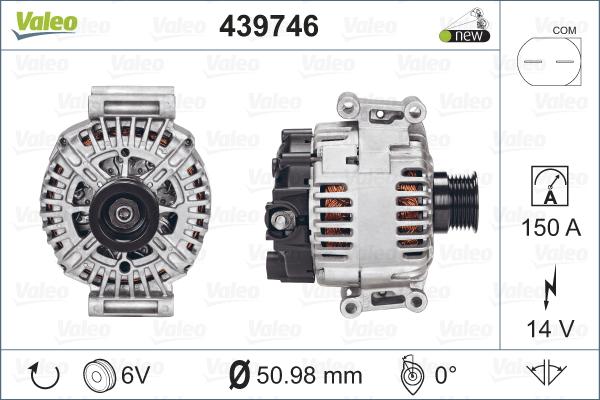 Valeo 439746 - Alternatore autozon.pro