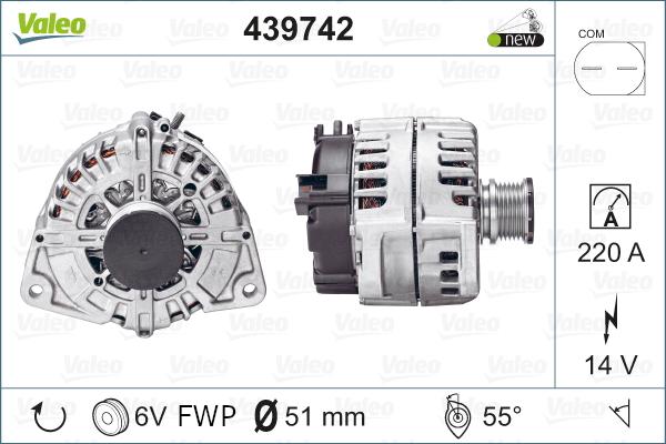 Valeo 439742 - Alternatore autozon.pro