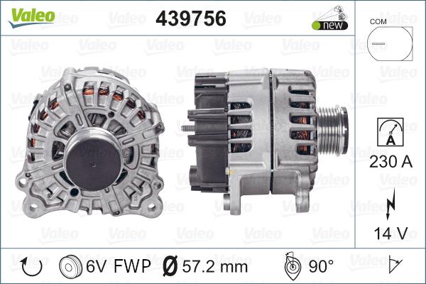 Valeo 439756 - Alternatore autozon.pro