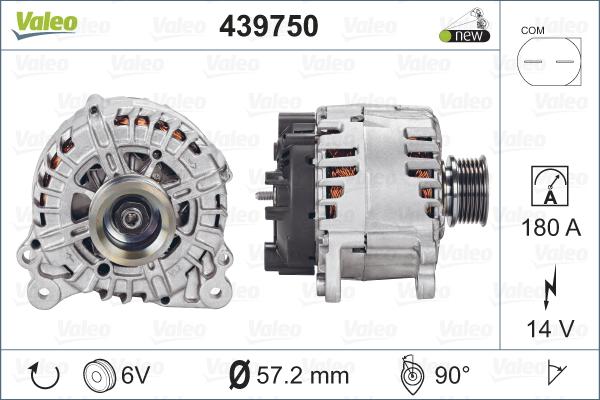 Valeo 439750 - Alternatore autozon.pro