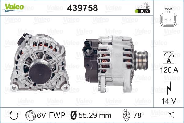 Valeo 439758 - Alternatore autozon.pro