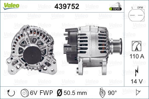 Valeo 439752 - Alternatore autozon.pro