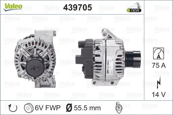 Valeo 439705 - Alternatore autozon.pro