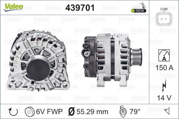 Valeo 439701 - Alternatore autozon.pro