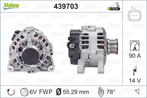 Valeo 439703 - Alternatore autozon.pro