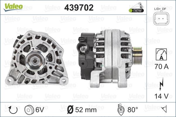 Valeo 439702 - Alternatore autozon.pro