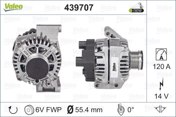 Valeo 439707 - Alternatore autozon.pro