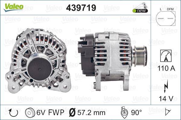 Valeo 439719 - Alternatore autozon.pro