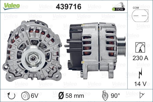 Valeo 439716 - Alternatore autozon.pro