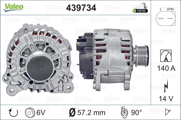 Valeo 439734 - Alternatore autozon.pro