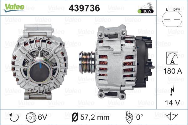 Valeo 439736 - Alternatore autozon.pro