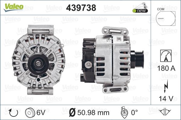 Valeo 439738 - Alternatore autozon.pro