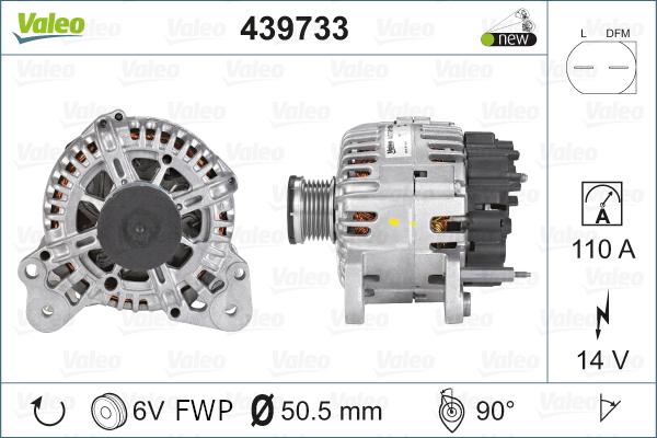 Valeo 439733 - Alternatore autozon.pro