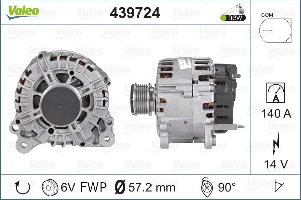 Valeo 439724 - Alternatore autozon.pro