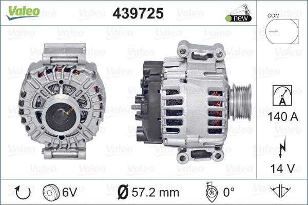 Valeo 439725 - Alternatore autozon.pro