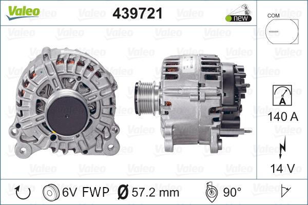 Valeo 439721 - Alternatore autozon.pro