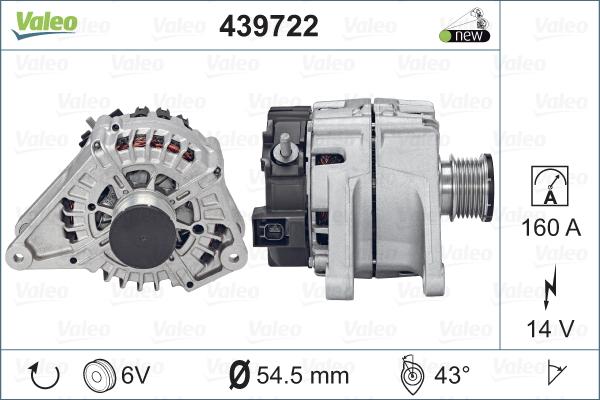 Valeo 439722 - Alternatore autozon.pro