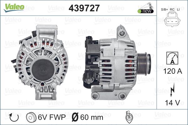 Valeo 439727 - Alternatore autozon.pro