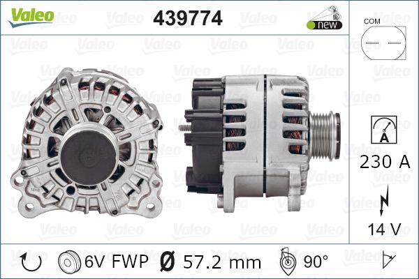 Valeo 439774 - Alternatore autozon.pro