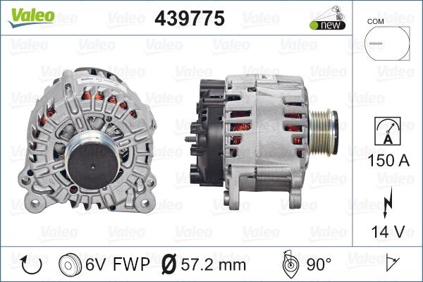 Valeo 439775 - Alternatore autozon.pro