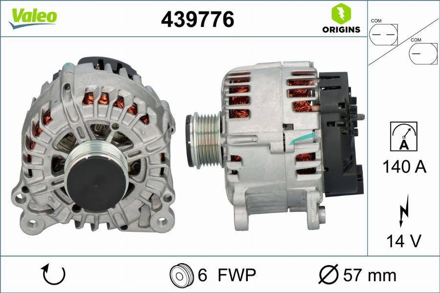 Valeo 439776 - Alternatore autozon.pro