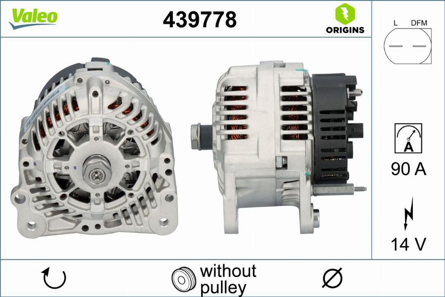 Valeo 439778 - Alternatore autozon.pro