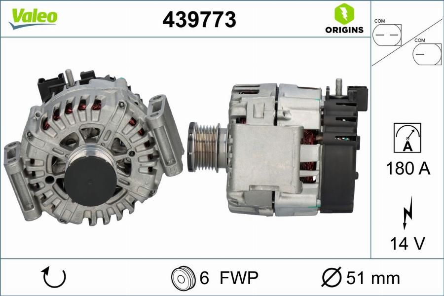 Valeo 439773 - Alternatore autozon.pro