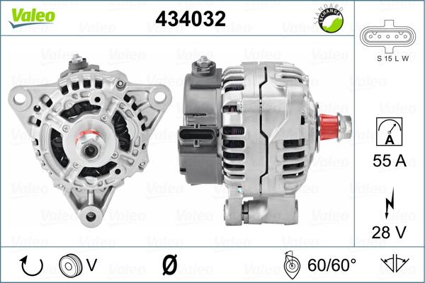 Valeo 434032 - Alternatore autozon.pro