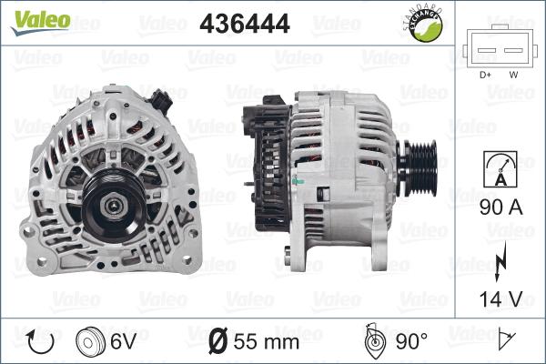 Valeo 436444 - Alternatore autozon.pro