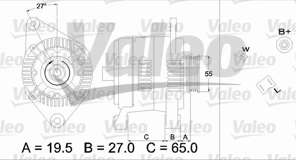 Valeo 436447 - Alternatore autozon.pro