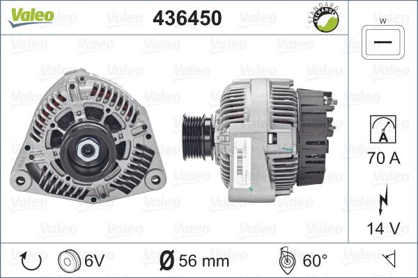 Valeo 436450 - Alternatore autozon.pro