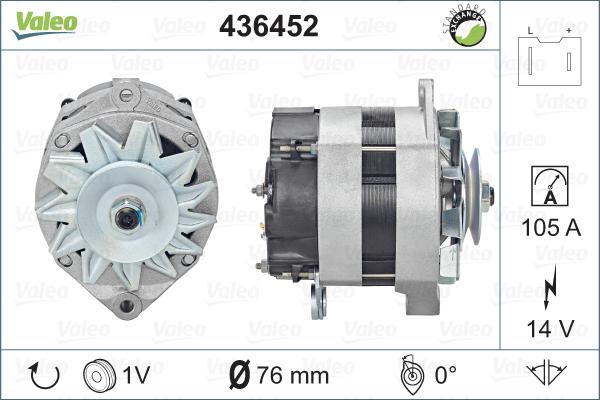 Valeo 436452 - Alternatore autozon.pro