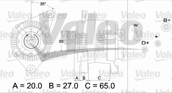 Valeo 436465 - Alternatore autozon.pro