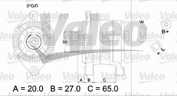 Valeo 436463 - Alternatore autozon.pro