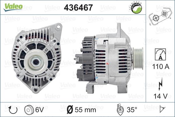 Valeo 436467 - Alternatore autozon.pro