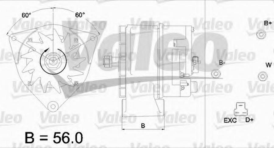 Valeo 436 419 - Alternatore autozon.pro