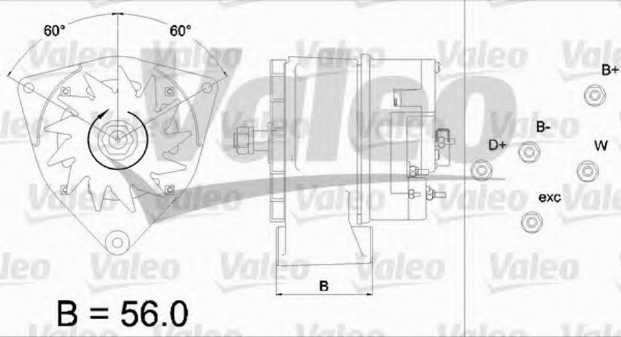 Valeo 436 414 - Alternatore autozon.pro