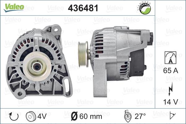 Valeo 436481 - Alternatore autozon.pro