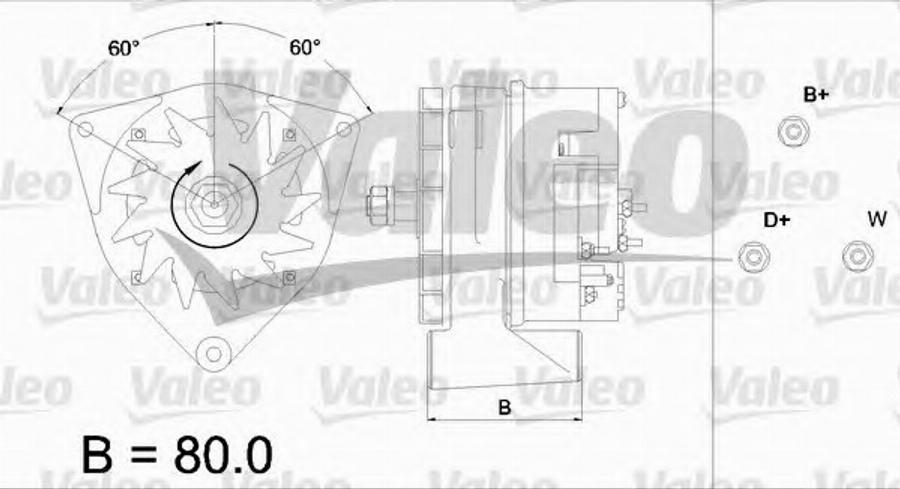 Valeo 436 423 - Alternatore autozon.pro