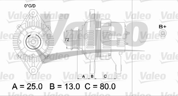 Valeo 436545 - Alternatore autozon.pro