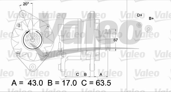 Valeo 436587 - Alternatore autozon.pro